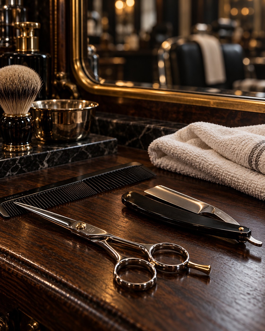 Precision barber tools and styling