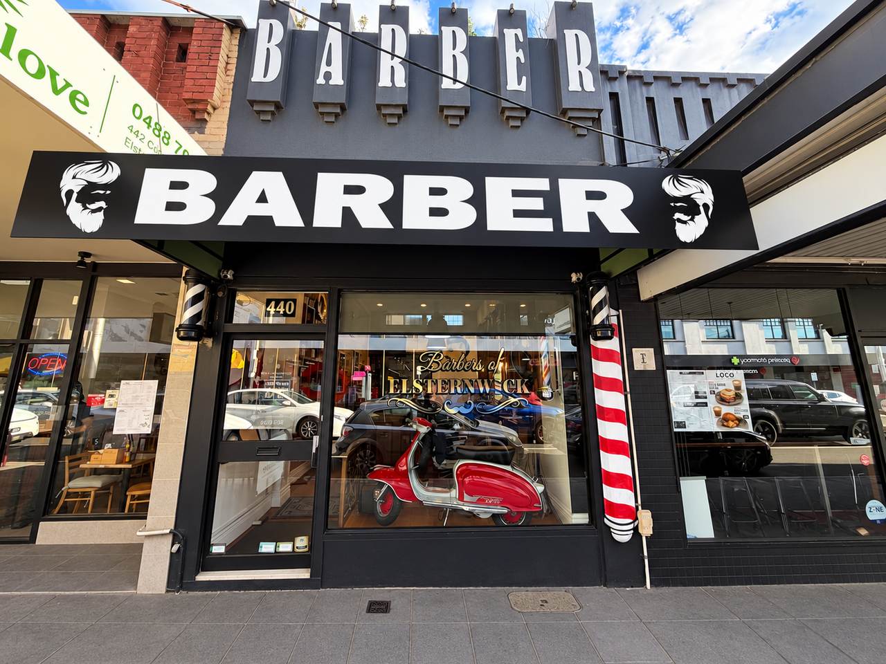 The barber studio